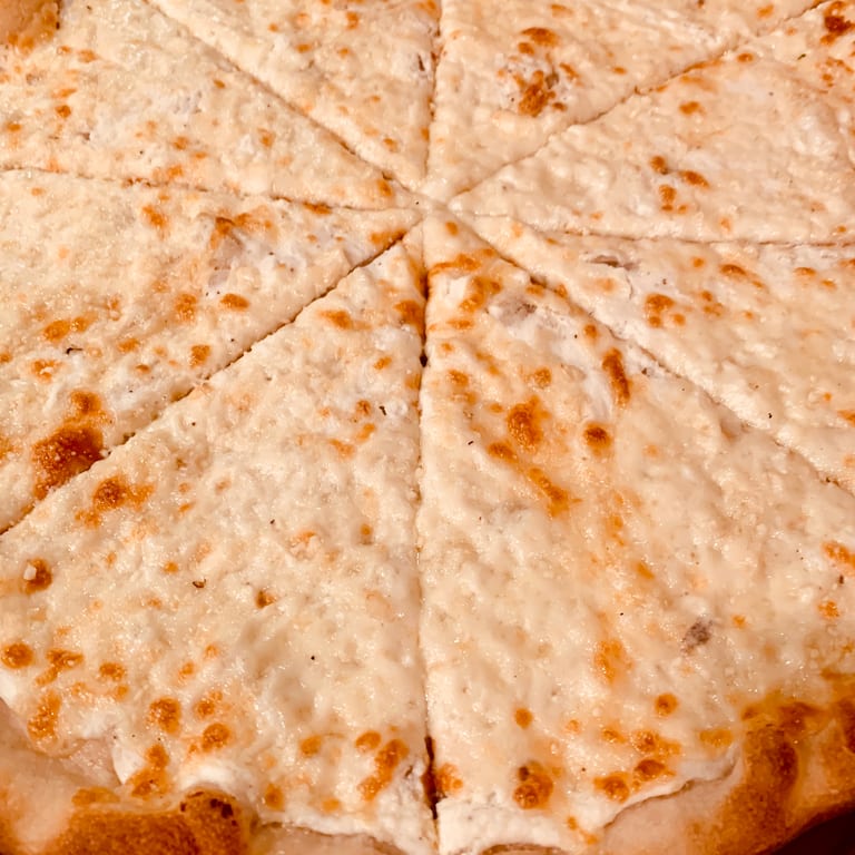 Savor Our White Pizza