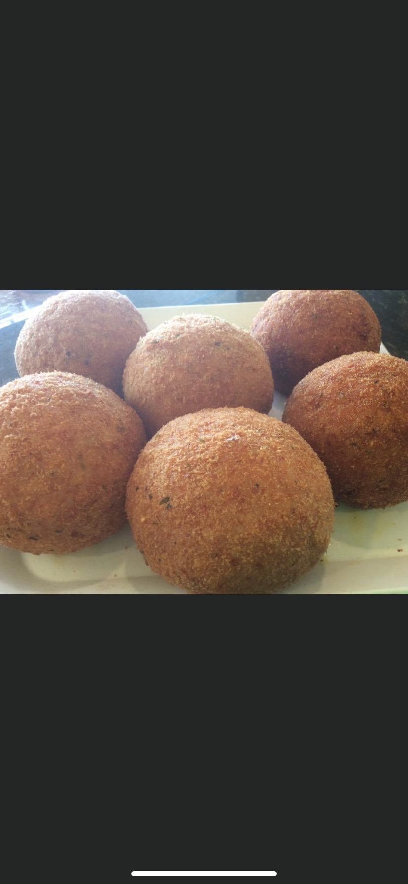 Arancini Rice Balls.